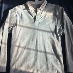 (FREE SHIPPING) Nike Solo Swoosh Rugby Top (S)